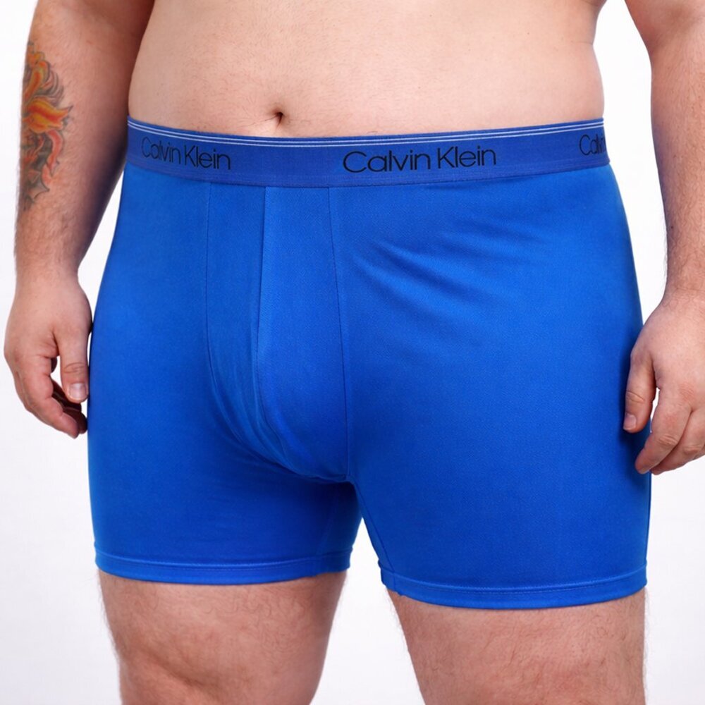 Calvin Klein Men’s Blue Stretch Performance Fit Boxer Briefs - Size 5XL - NWT